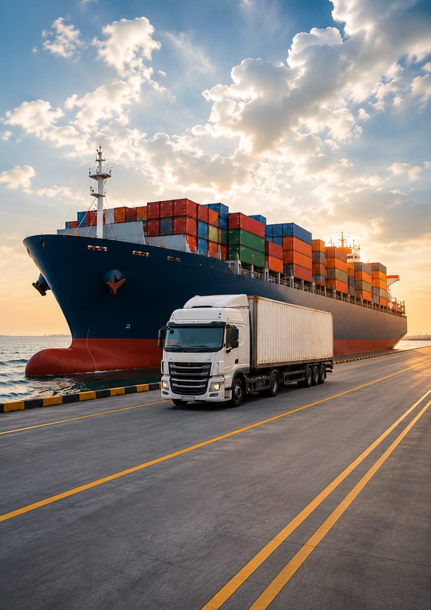 Export-ready packaging prepared for international shipment